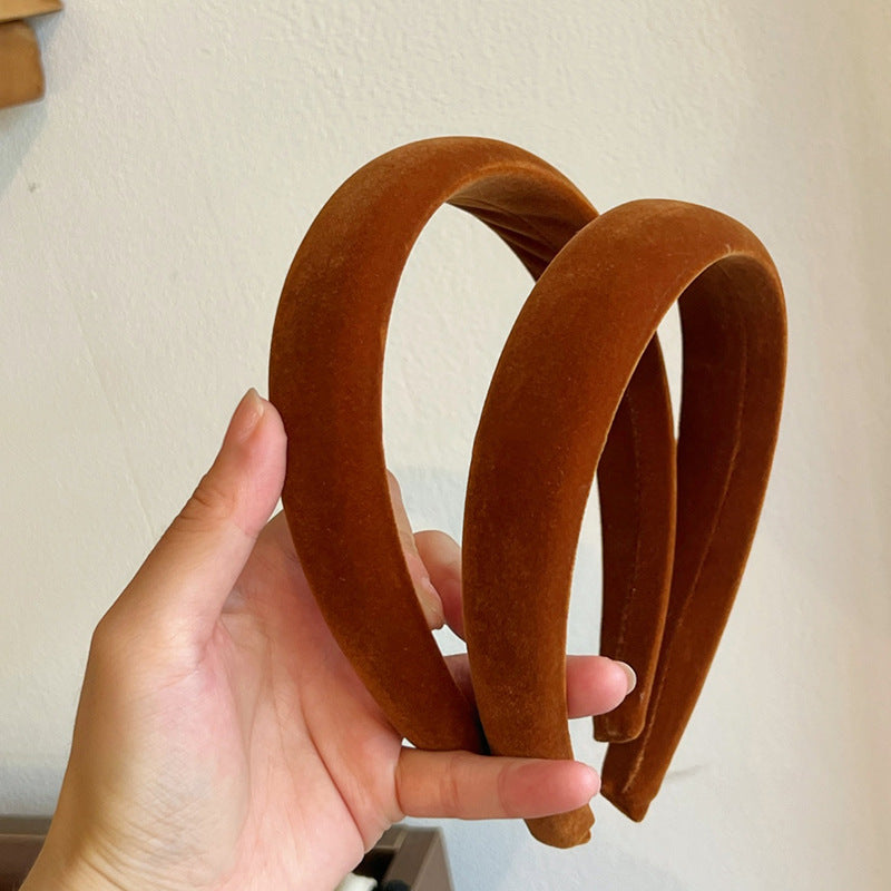 Padded Velvet Wide Headband - view 1