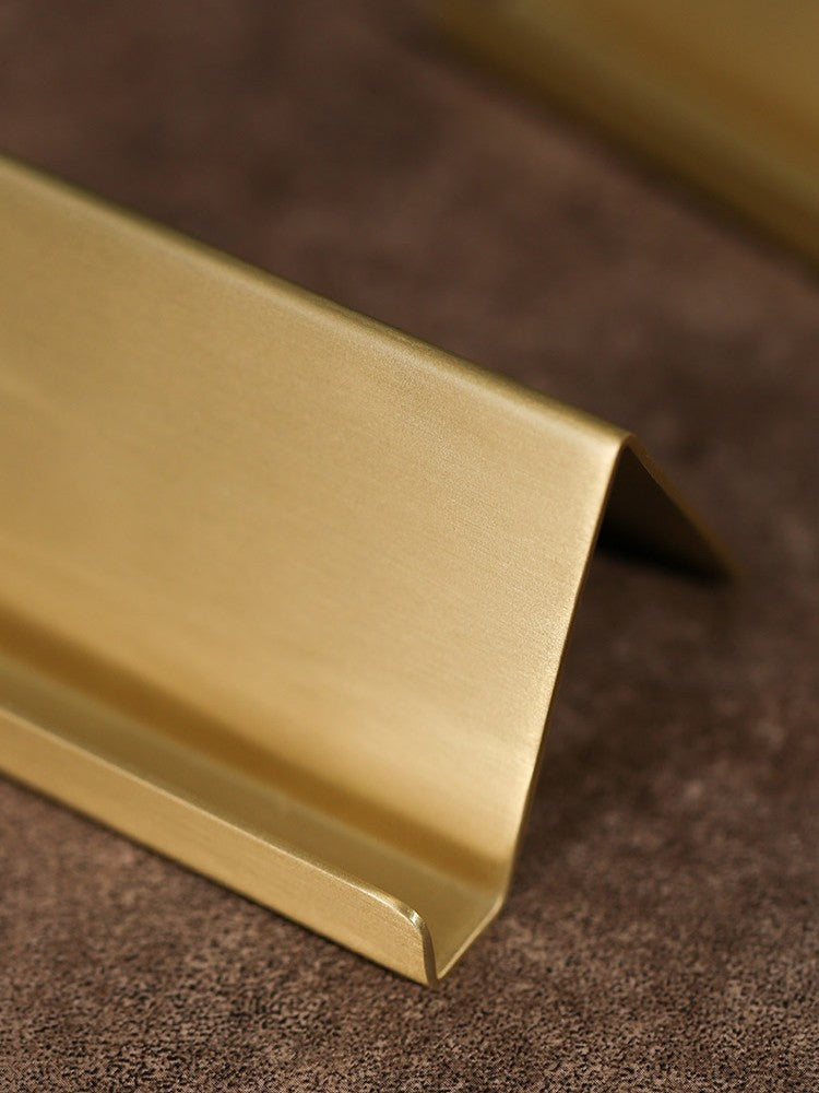 Solid Brass Business Card Stand - Brass - 4