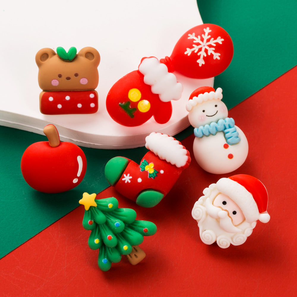 Holiday Character Resin Stud Earrings - view 1