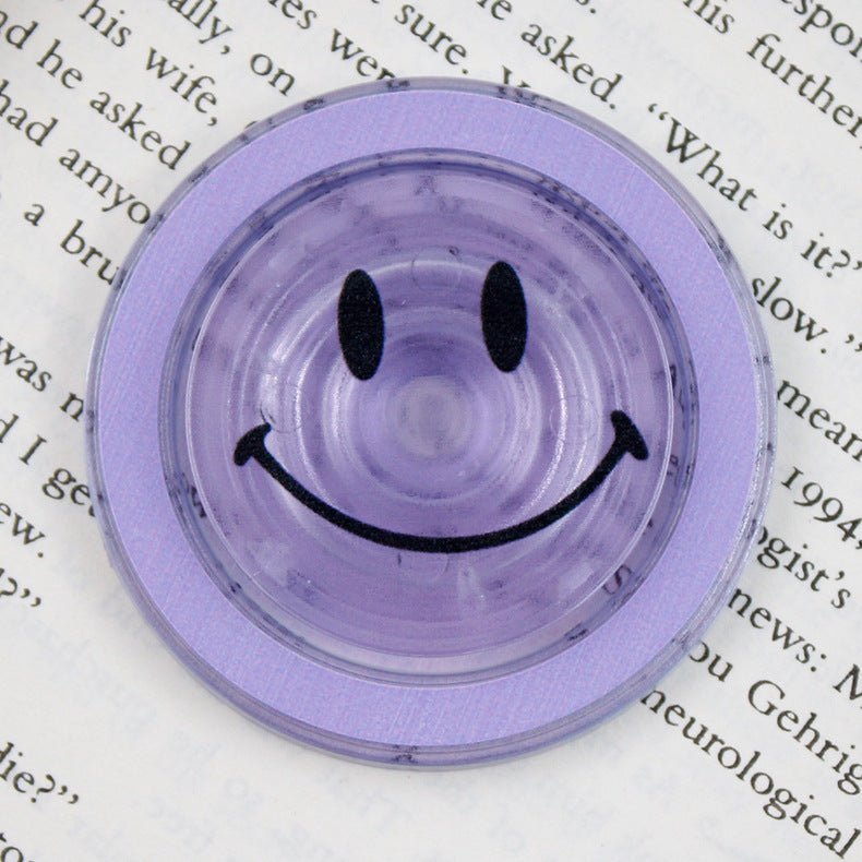Smiley Face Translucent Phone Grip - Color_3