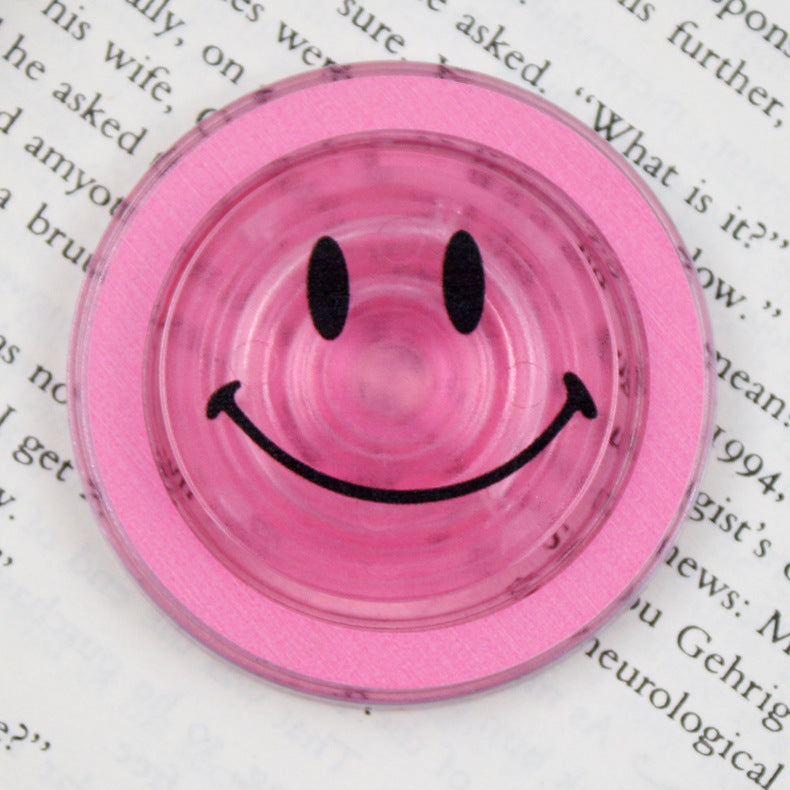 Smiley Face Translucent Phone Grip - Color_4