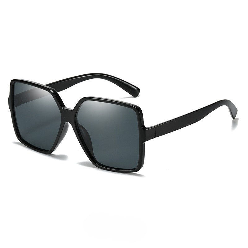 Oversized Square Frame Gradient Sunglasses - C1