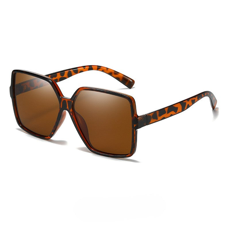 Oversized Square Frame Gradient Sunglasses - C3