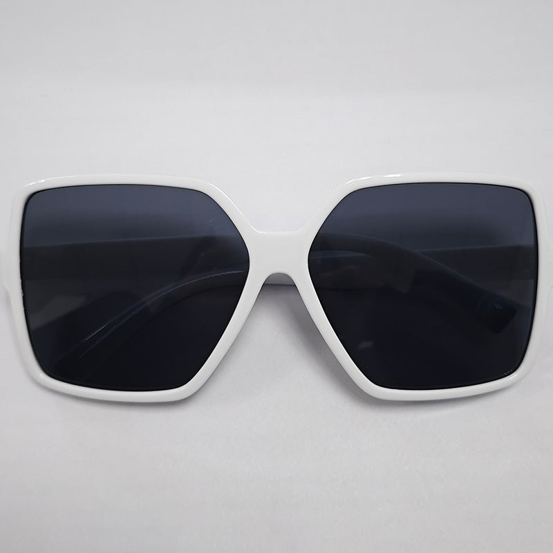 Oversized Square Frame Gradient Sunglasses - C9
