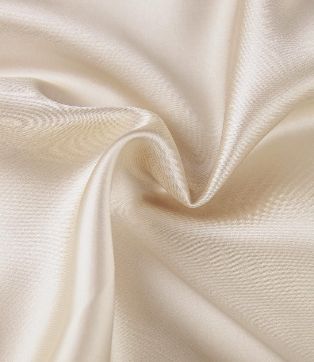 Fluid Satin Bias Cut Column Maxi Skirt - Champagne - 3