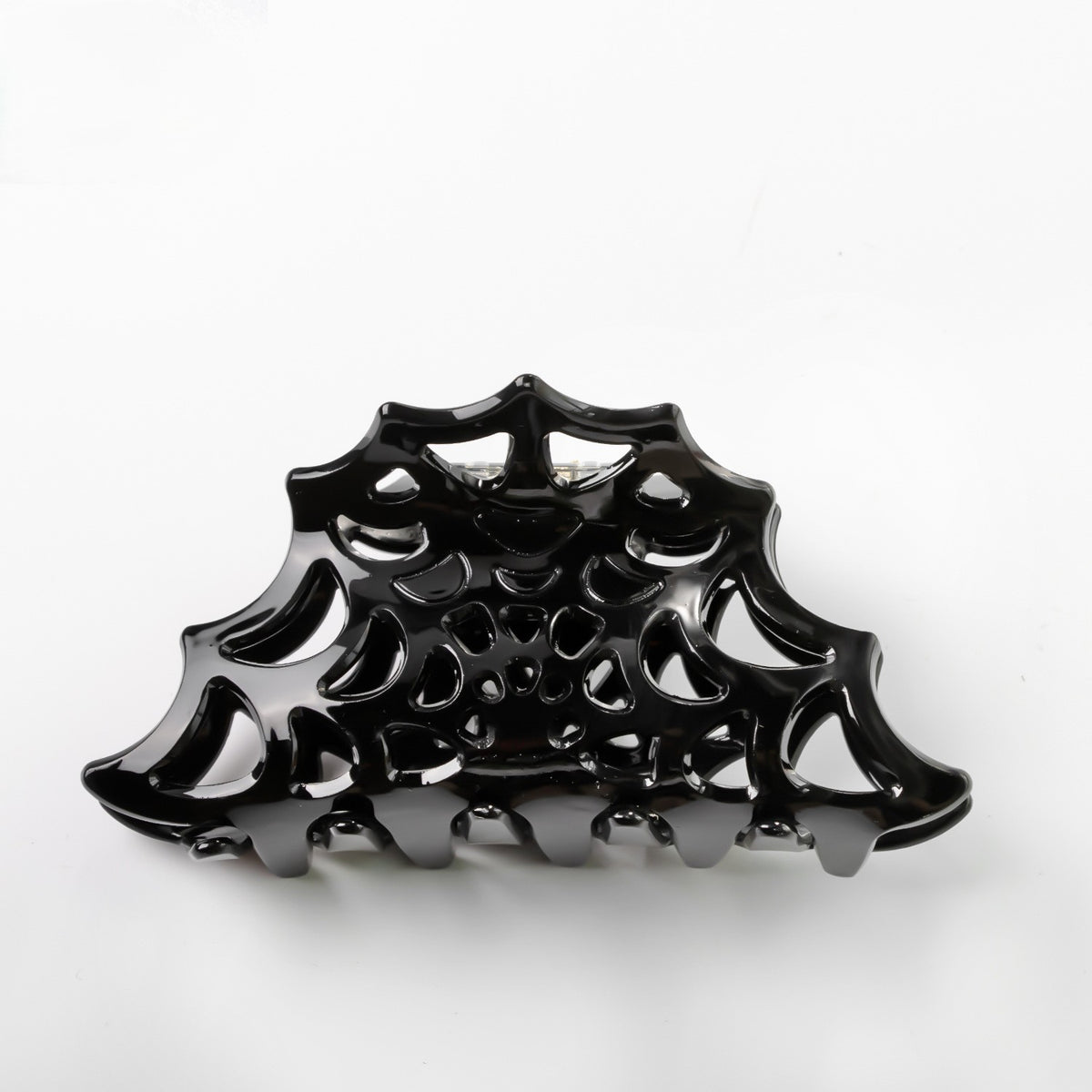 Spider Web Openwork Halloween Hair Claw - C2