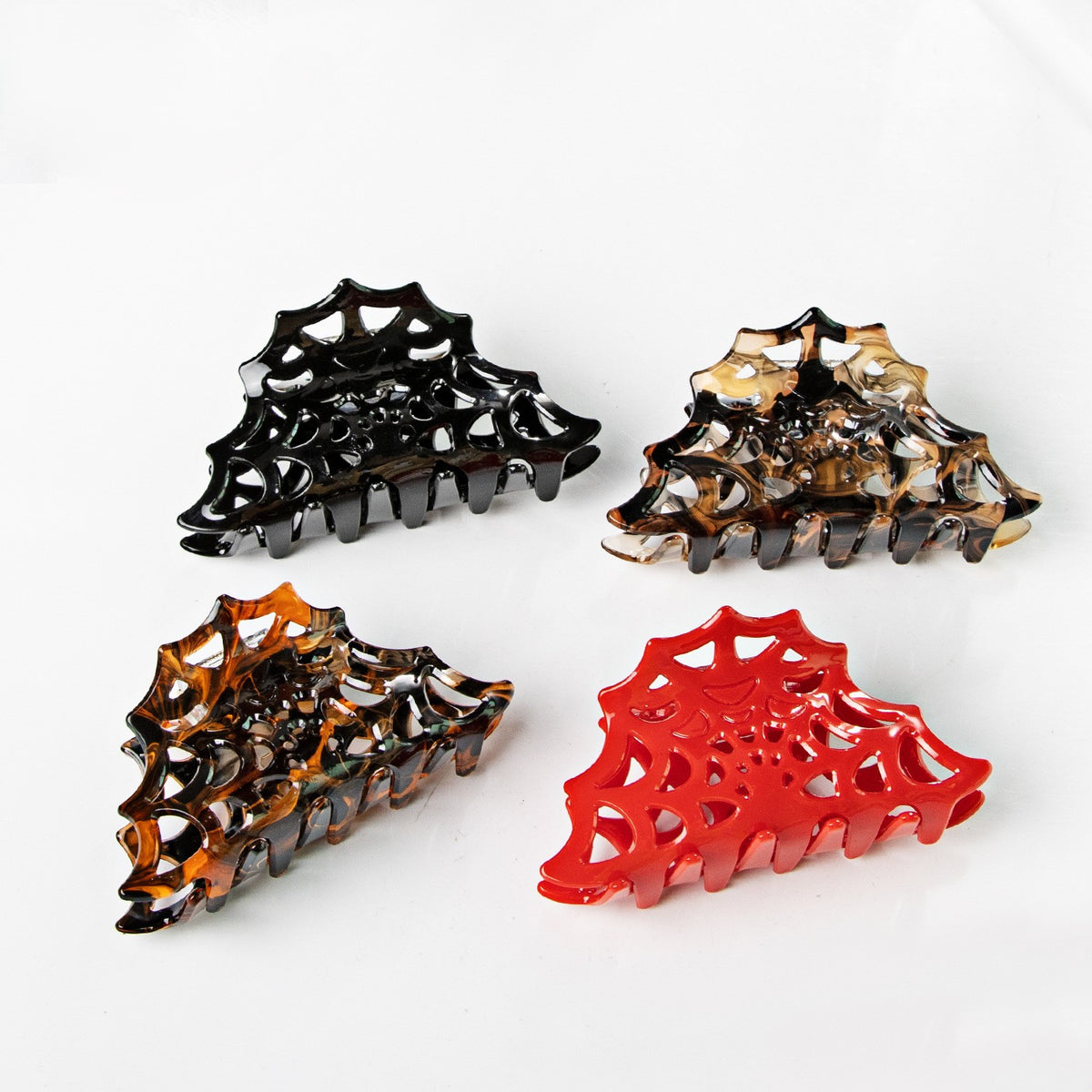 Spider Web Openwork Halloween Hair Claw