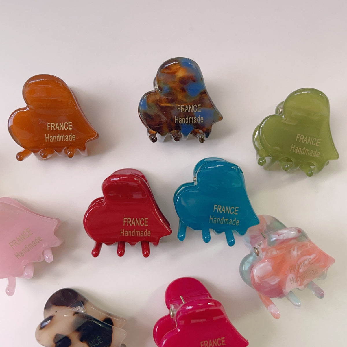 Drip Heart Mini Hair Claw Clip - view 3