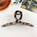 Leopard Print Bow Hair Claw Clip - Light_07