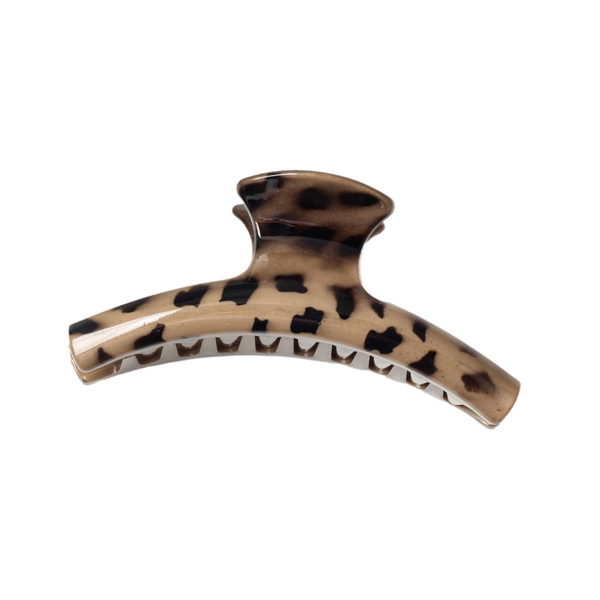 Leopard Print Bow Hair Claw Clip