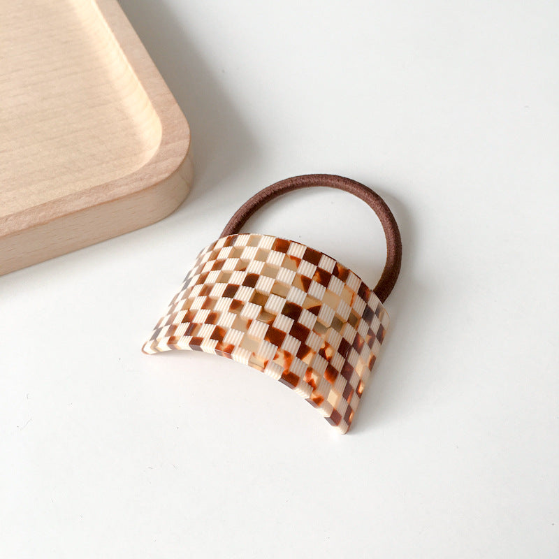 Curved Acetate Ponytail Cuff Headband - NO08