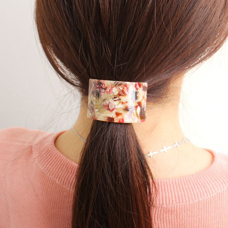 Curved Acetate Ponytail Cuff Headband - view 2