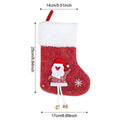 Mini Plush Christmas Stocking Treat Bag with Bells - Santa