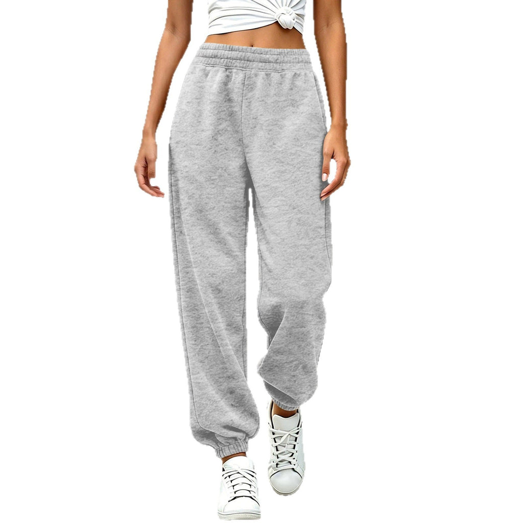 Fleece Baggy Cuffed Workout Jogger Sweatpants