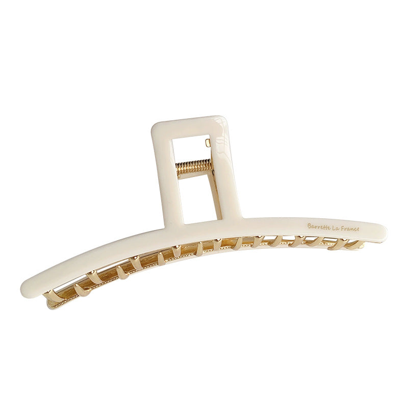 Oversized Crossover Hair Claw Clip
