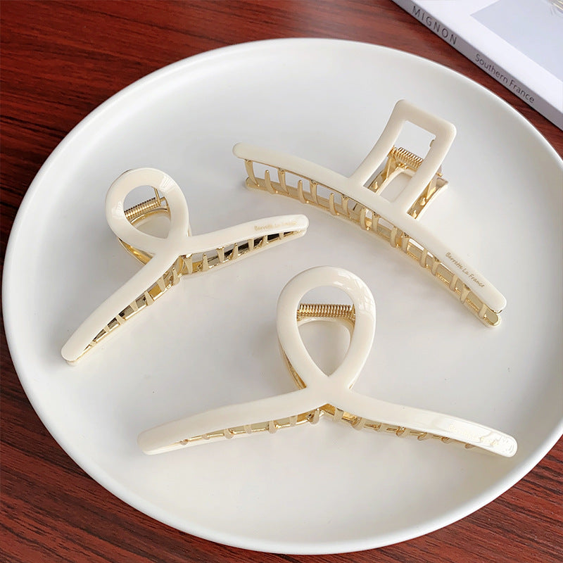 Oversized Crossover Hair Claw Clip - view 1