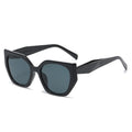 Angular Polygon Oversized Cat Eye Sunglasses - Color_1