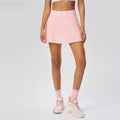 Lined A Line Active Tennis Skirt - Pink