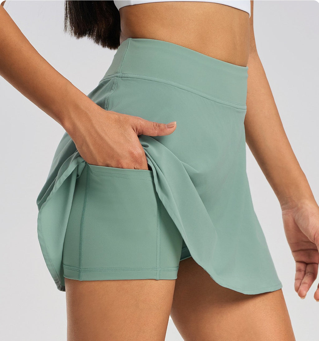 Lined A Line Active Tennis Skirt