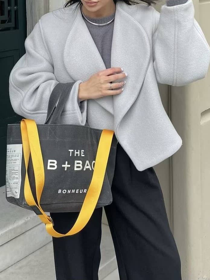Oversized Waterfall Lapel Cropped Jacket