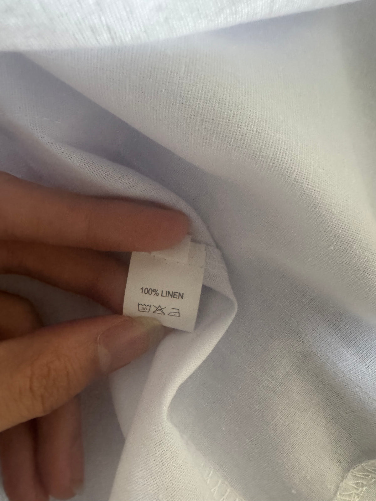 Cap Sleeve Patch Pocket Linen Shirt