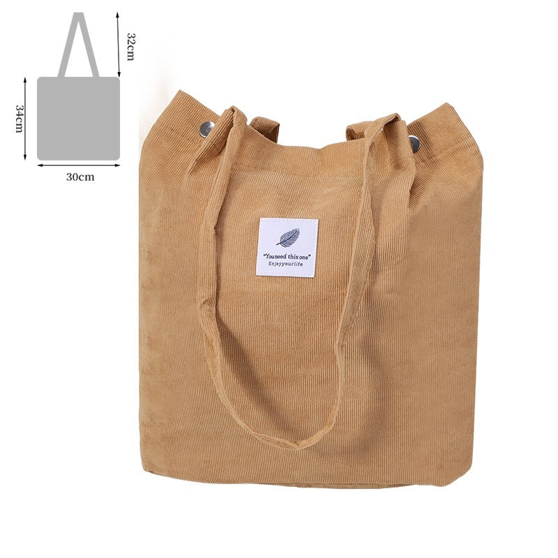 Everyday Slouchy Shoulder Tote With Snap Top - Color_05