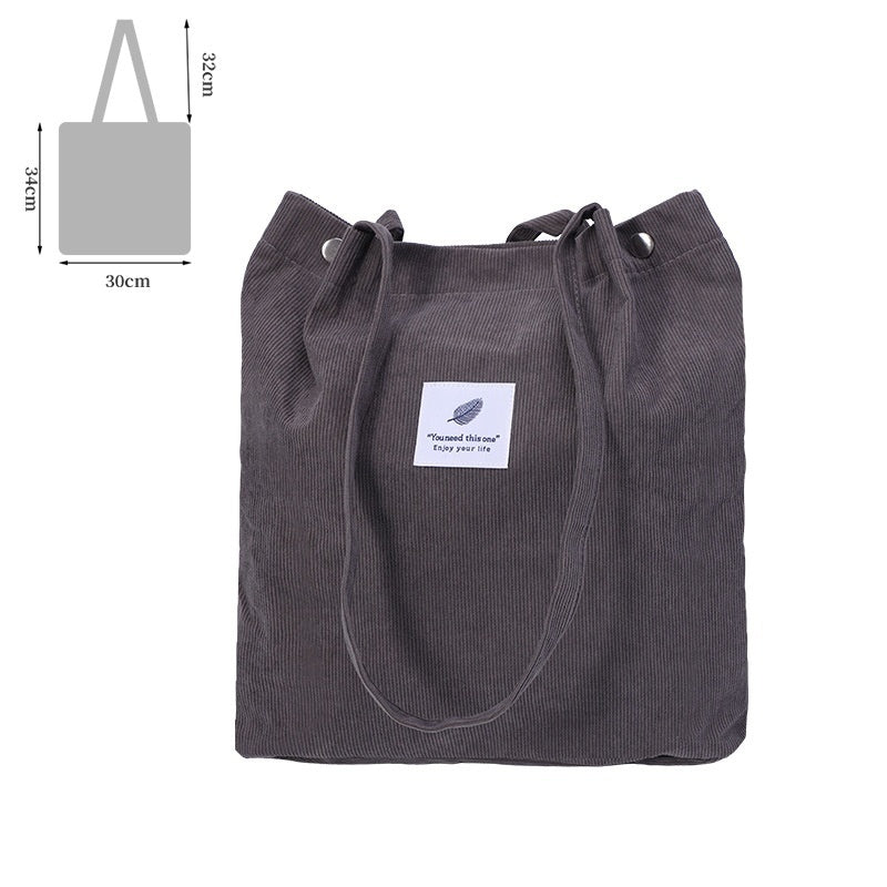 Everyday Slouchy Shoulder Tote With Snap Top - Color_08