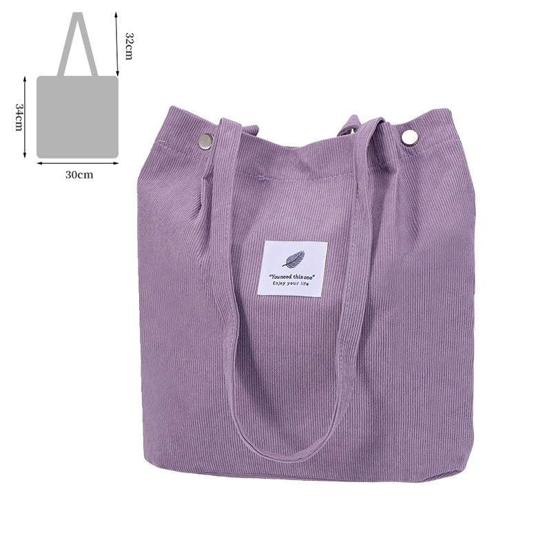 Everyday Slouchy Shoulder Tote With Snap Top - Color_09