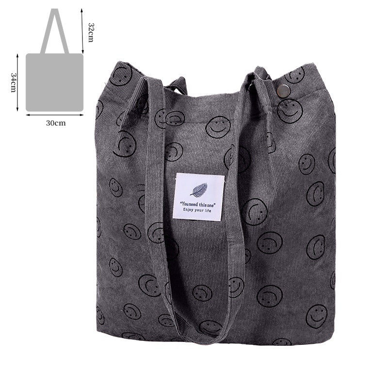 Everyday Slouchy Shoulder Tote With Snap Top - Color_26