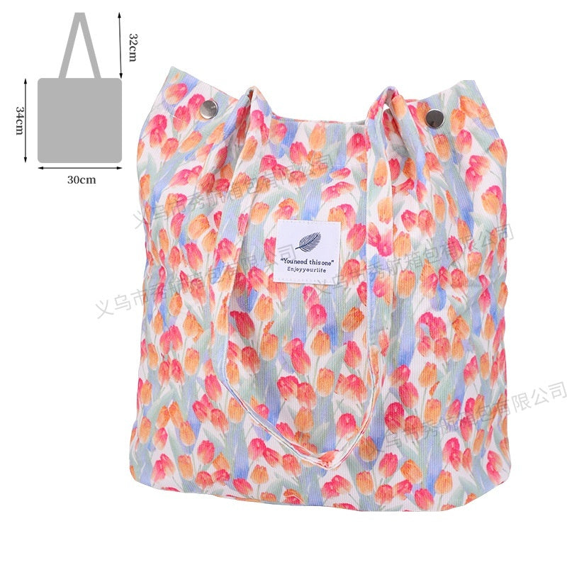 Everyday Slouchy Shoulder Tote With Snap Top - Color_40