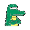Grumpy Cartoon Animal Enamel Brooch Pin - C2