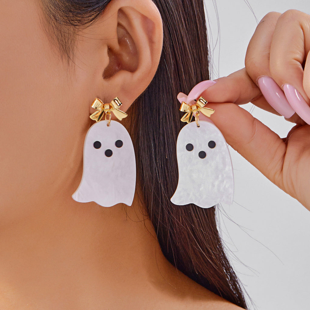 Trick Or Treat Charm Dangle Earrings - Color_09