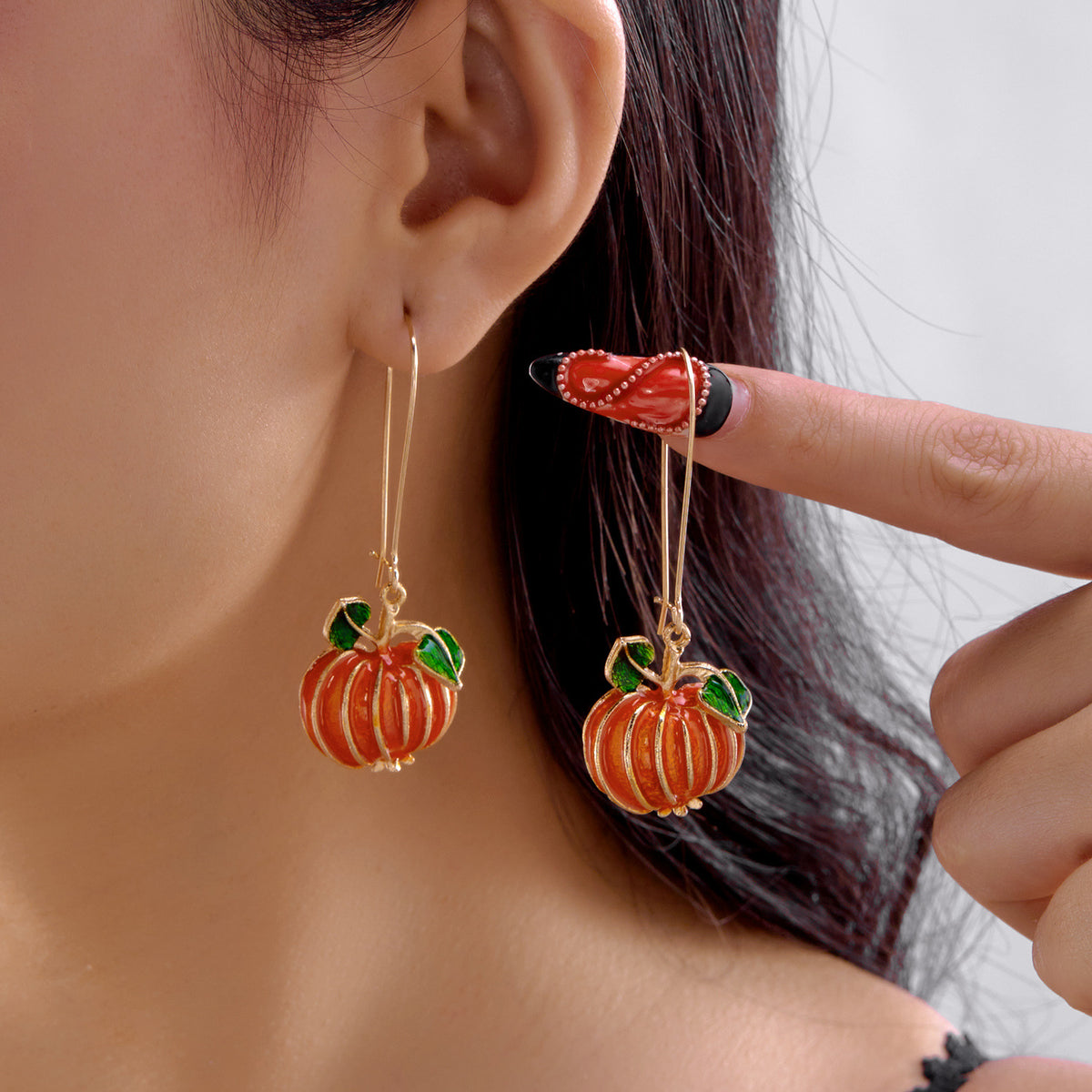 Trick Or Treat Charm Dangle Earrings - Color_14