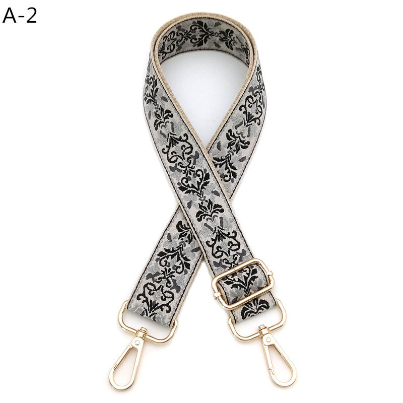 Woven Jacquard Adjustable Crossbody Bag Strap - Color_2