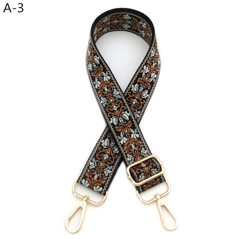 Woven Jacquard Adjustable Crossbody Bag Strap - Color_3