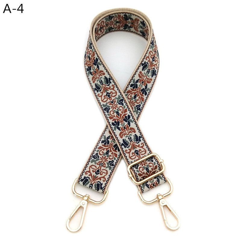 Woven Jacquard Adjustable Crossbody Bag Strap - Color_4