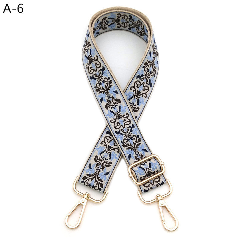Woven Jacquard Adjustable Crossbody Bag Strap - Color_6