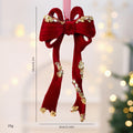 Flocked Christmas Ornament with Sequin Accents - C5