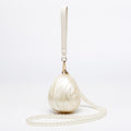 Sculpted Novelty Shape Mini Handbag - Ball_Beige