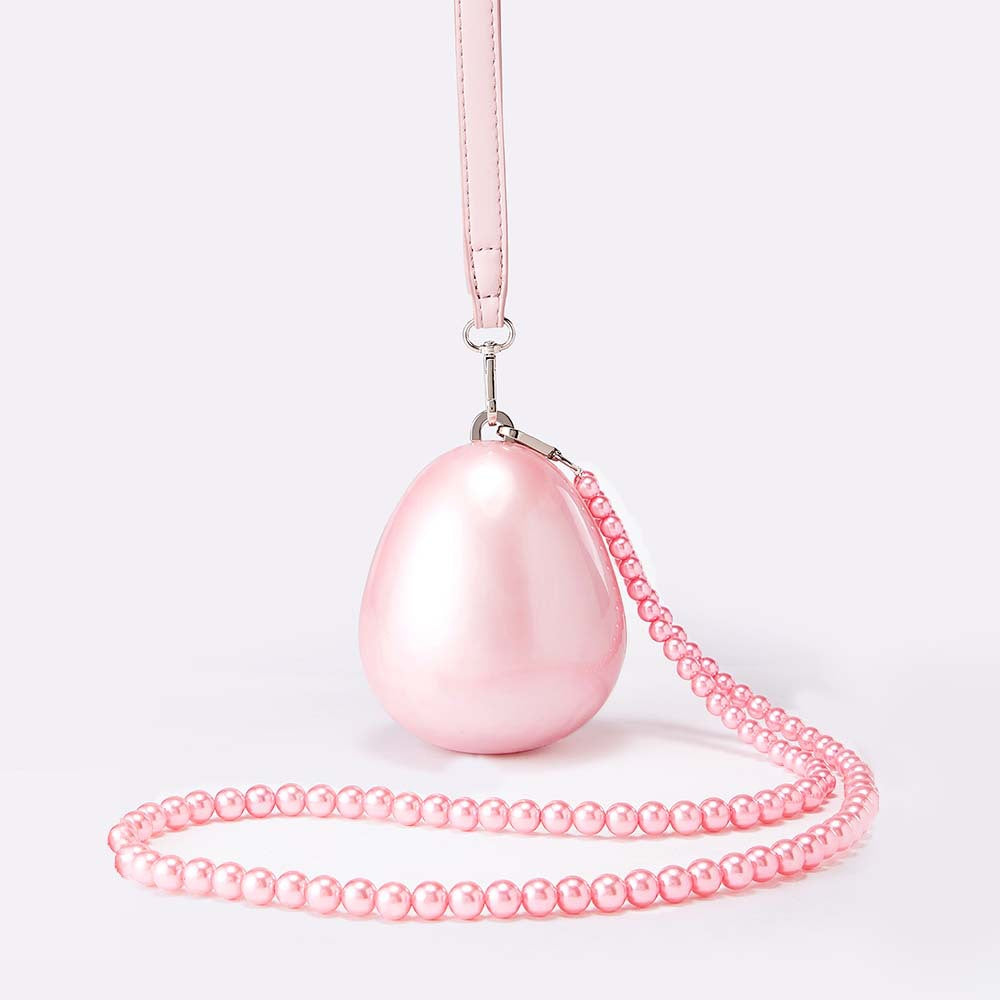 Sculpted Novelty Shape Mini Handbag - Ball_Pink