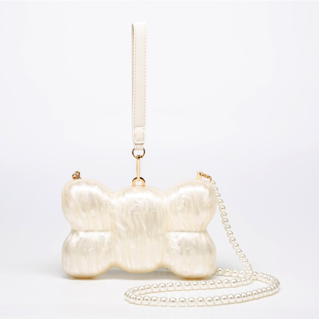Sculpted Novelty Shape Mini Handbag - Bow