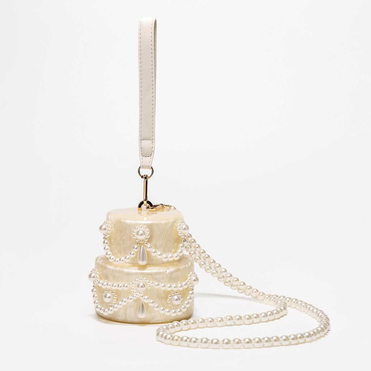 Sculpted Novelty Shape Mini Handbag - Cake