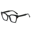 Chunky Square Two Tone Eyeglass Frames - Black