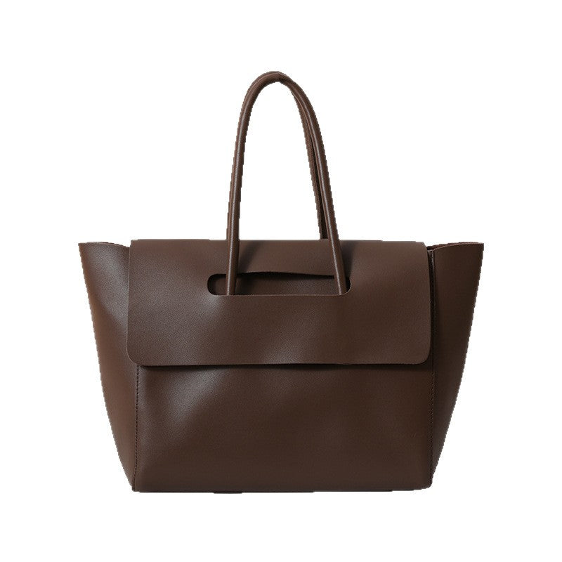 Minimalist Winged Flap Tote Bag