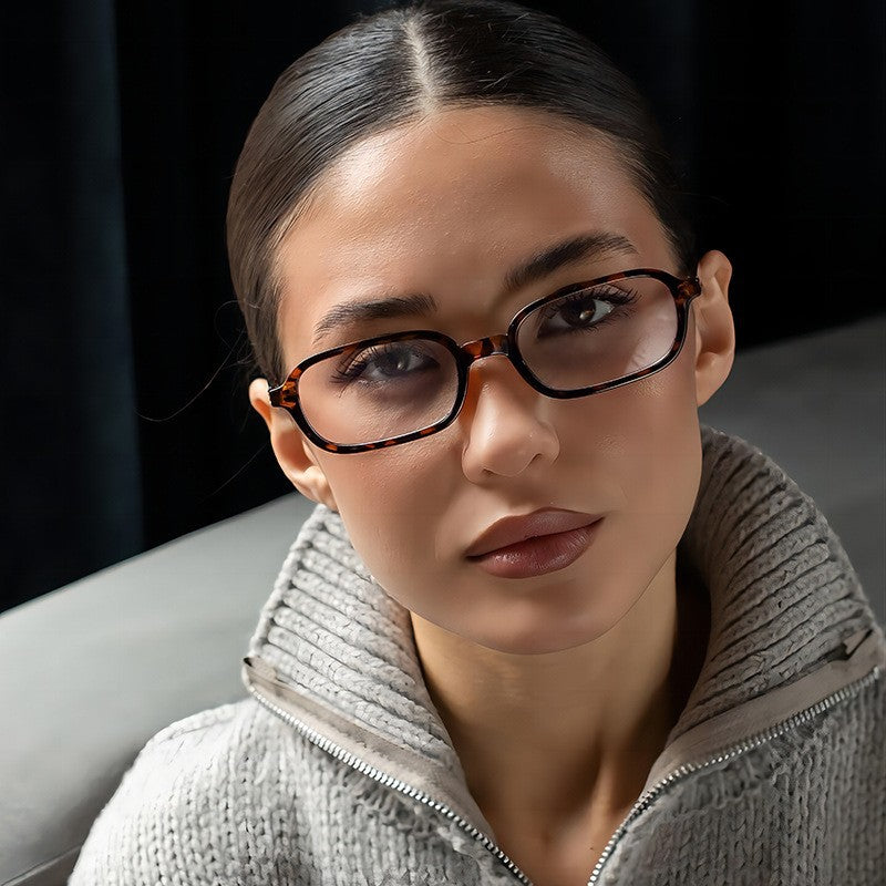 Retro Square Frame Fashion Eyeglasses - view 1