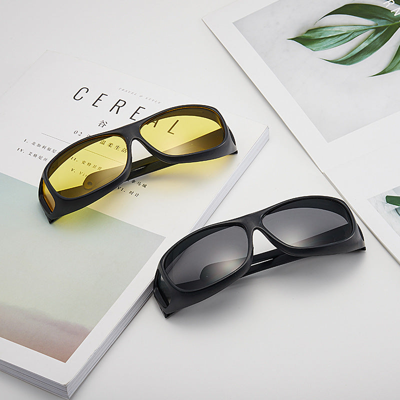Wraparound Fit Over Driving Sunglasses