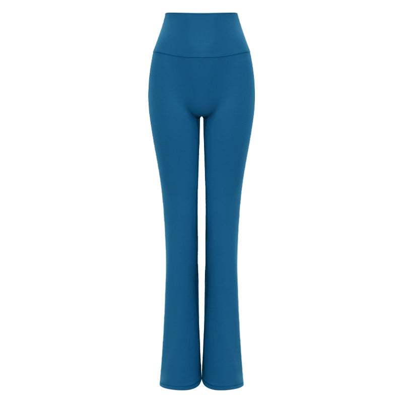 Buttery Soft High Waist Flare Yoga Pants - Blue