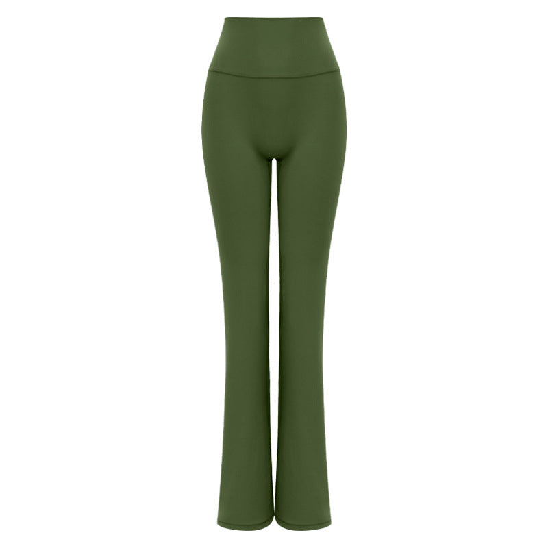 Buttery Soft High Waist Flare Yoga Pants - Green