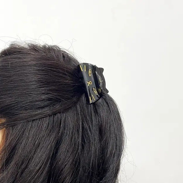 Halloween Spooky Mini Hair Claw Clips - Cat
