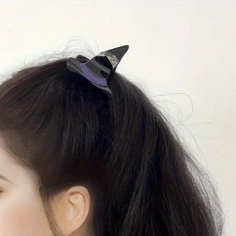 Halloween Spooky Mini Hair Claw Clips - Hat